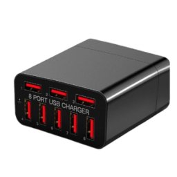 Adaptor priza X82 cu 8 porturi USB Qualcomm 3.0 40W