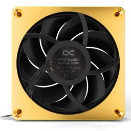 Apex Stealth Metall Power Lüfter, 1 ventilator de 120 mm, 3.000 RPM, Auriu
