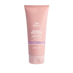 Balsam pentru pastrarea culorii pentru par vopsit blond rece Wella Professionals Invigo Recharge Cool Blonde, 200 ml
