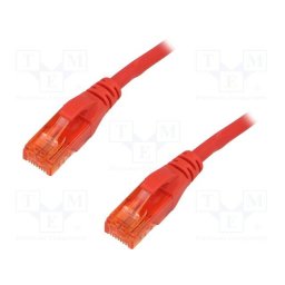 DIGITUS Premium CAT 6 UTP patch cable, Length 3,0m, Color red