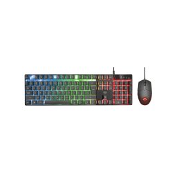 Kit Tastatura si Mouse Trust GXT 838 Azor, Iluminat (Negru)