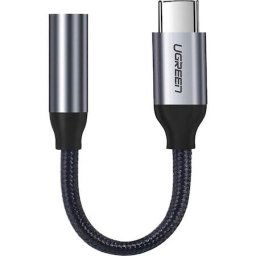 Adaptor Audio Ugreen USB Type-C la 3.5 mm, 0.1 m, Gri