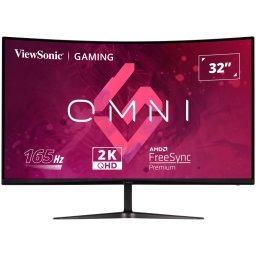 Monitor LED ViewSonic Gaming VX3218C-2K, 165Hz, QHD, Display Port, HDMI, Curbat, Negru