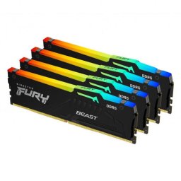 Memorie Fury Beast RGB Black 128GB DDR5 5200MHz CL 40 Quad Channel