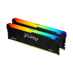 Memorie Fury Beast RGB 32GB DDR4 3200MHz CL 16 Dual Channel