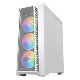 Carcasa MasterBox MB520 White Mesh ARGB Fara sursa