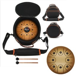 Tongue Drum din Otel - Handpan Maro 7 Note - 8 Inch/20,3 cm - 1 Buc