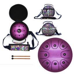 Tongue Drum din Otel - Handpan Violet 5.5 Inch/13.97 cm - 1 Buc