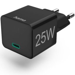 Incarcator de retea Fast Charger, USB-C, PD/Qualcomm®, Mini-Charger, 25 W, black