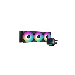 Cooler LE720, Intel si AMD, 120mm, 2250rpm, iluminat RGB, Negru