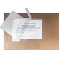 Plicuri curierat AWB transparente autoadezive, port-document, 220 X 120 mm, cutie 500 buc