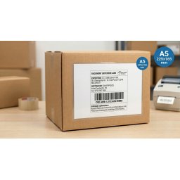 Plicuri curierat AWB transparente autoadezive C5, port-document, 225 x 165 mm (Format A5 A4 pliat in 2), cutie 500 buc