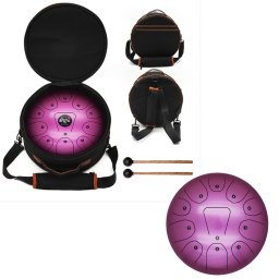 Tongue Drum din Otel - Handpan Violet 7 Note - 12 Inch/30.48 cm - 1 Buc