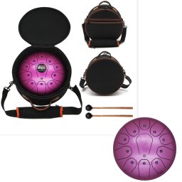 Tongue Drum din Otel - Handpan Violet 7 Note - 10 Inch/25.4 cm - 1 Buc