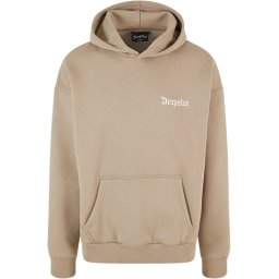 Dropsize Bluză de molton 'Embo' ecru / bej închis