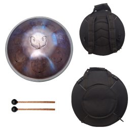 Tongue Drum din Otel - Handpan Butterfly - D minor 9 Note - 20 Inch/50.8 cm - 1 Buc