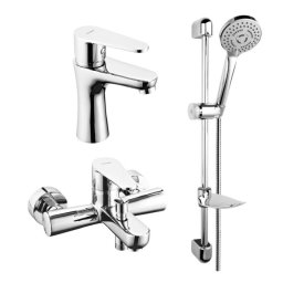 Set FERRO 3in1: baterie cada-dus + baterie lavoar + set de dus