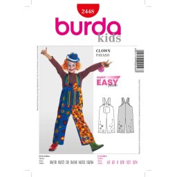 Clown Tipar costum carnaval 2448