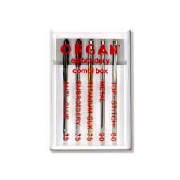 Ace combi broderie, titanium, metal, top stitch si anti-glue Organ Combi Box