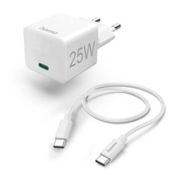 Incarcator de retea Fast Charger with USB-C Charging Cable, Mini Charger, PD, 25W, 1.5m, white
