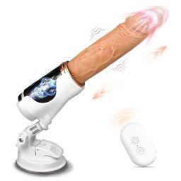 Paloqueth Realistic Dildo Fuck Machine with Vibrations & Remote Control Skin