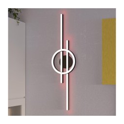 Plafonieră LED RGBW dimabilă Eglo 900953 AMANDOLO 23,5W/230V negru + telecomandă