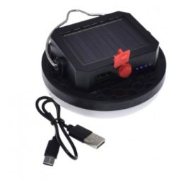 Lampa solara mini Q LED10 putere 10W cu 3 moduri iluminare si agatatoare