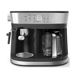 Espressor Studio Casa DELICIAINOX 3 In 1 Presiune 15Bar Timer Putere 1690-2015W Negru/Inox