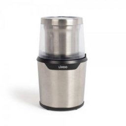 Rasnita Electrica Cafea Livoo 200W 220 - 240V 8-12Cesti Lame Inox Carcasa Plastic Argintiu/Negru