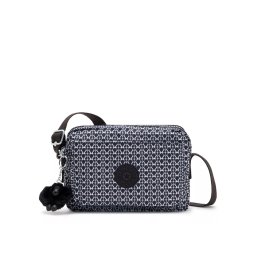 KIPLING Geantă de umăr 'Abanu M' gri metalic / alb