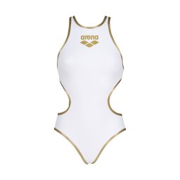 ARENA Costum de baie întreg 'ONE BIGLOGO' bronz / alb