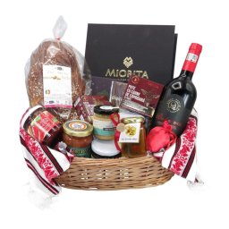Coș cadou - Sărbători Tradiționale, 17 produse naturale - ALIF402002