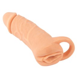 Nature Skin 2in1 Extension & Masturbator Medium 18.5cm