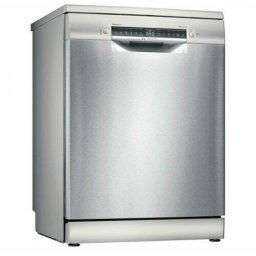 Masina de spalat vase Bosch SMS4ENI06E, Independenta, 13 seturi, Clasa energetica B, EfficientDry si Heat Exchanger, consum de apa 9l, AquaStop, AquaSensor, DosageAssist, Detergent Automation, EcoSilence Drive, 6 programe, 4 functii, Home Connect, Inox