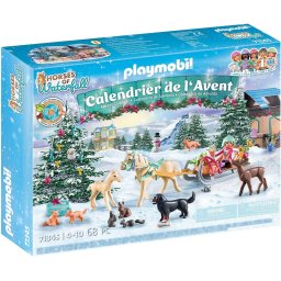 Playmobil Horse of Waterfall PM71345 - Calendar Craciun, Plimbare cu Sania (#71345)