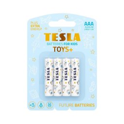 4 baterii alcaline AAA TOYS+ 1,5V Tesla Batteries