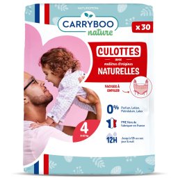 Scutece chilotel C4(8-15kg) ECO, marimea 4 Carryboo Nature