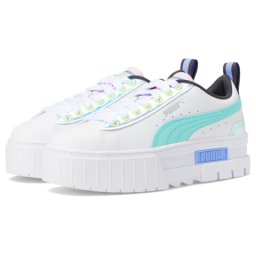 PUMA Kids Mayze Glowing (Big Kid) Puma WhiteElectric Peppermint