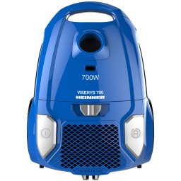 Aspirator cu sac Heinner HVC-MBL1400-V2, 700 W, sac textil, 3 L, putere variabila, HEPA 12, tub telescopic metalic, Albastru