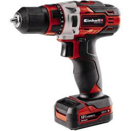 Burghiu fără fir Einhell TE-CD 12/1 Li,12 V 2 Ah Li-ion, (1x2,0Ah)
