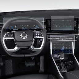 SSangYong Torres 2023+ Set Folii de Protectie Ceasuri/Navigatie/Display Consola - HD-Premium FoliaTa