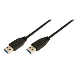 Cablu LogiLink CU0026, USB 3.0 Tip A Male - MicroUSB Tip B Male, 1m