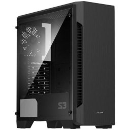 Carcasa Zalman S3, Middle Tower, fara sursa, ATX, negru