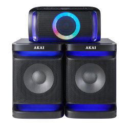 Sistem Audio Akai 2.1, Dual Speaker System MX5, 200 W, Bluetooth, USB