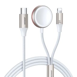 Incarcator Wireless pentru Apple Watch, Type-C la Lightning 30W, 3.5A, 9V, 1.5m - (S-IW012) - White