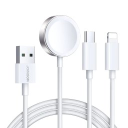 Incarcator Wireless S-IW008 pentru Apple Watch Series, USB-A, Alb