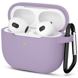 Silicone Case - for Apple AirPods 3, Smooth Ultrathin Material - Purple