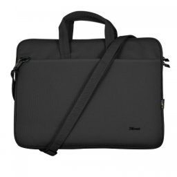 Geanta Trust Bologna Bag ECO Slim 16" laptops General Laptop Compartment Size (inch) 16 " Type of bag carry bag Number of compartments 2 Max. laptop size 16 " Max. weight 2.5 kg Height of main product (in mm) 410 mm Width of main product (in mm) 290 mm D
