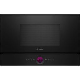 Cuptor cu microunde incorporabil Bosch BFL7221B1, 21 l, 900 W, Autocuratare hidrolitica, 20 functii , Negru