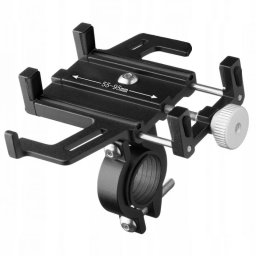 Suport universal bicicleta TECH-PROTECT Alupro, rotire 360 grade, aluminiu, Negru